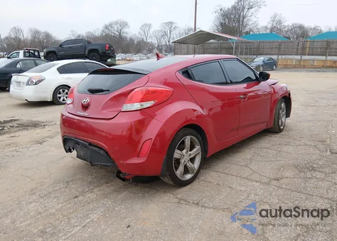 2012 Hyundai Veloster Base W/Gray z USA, uszkodzony, nr VIN KMHTC6AD0CU078537